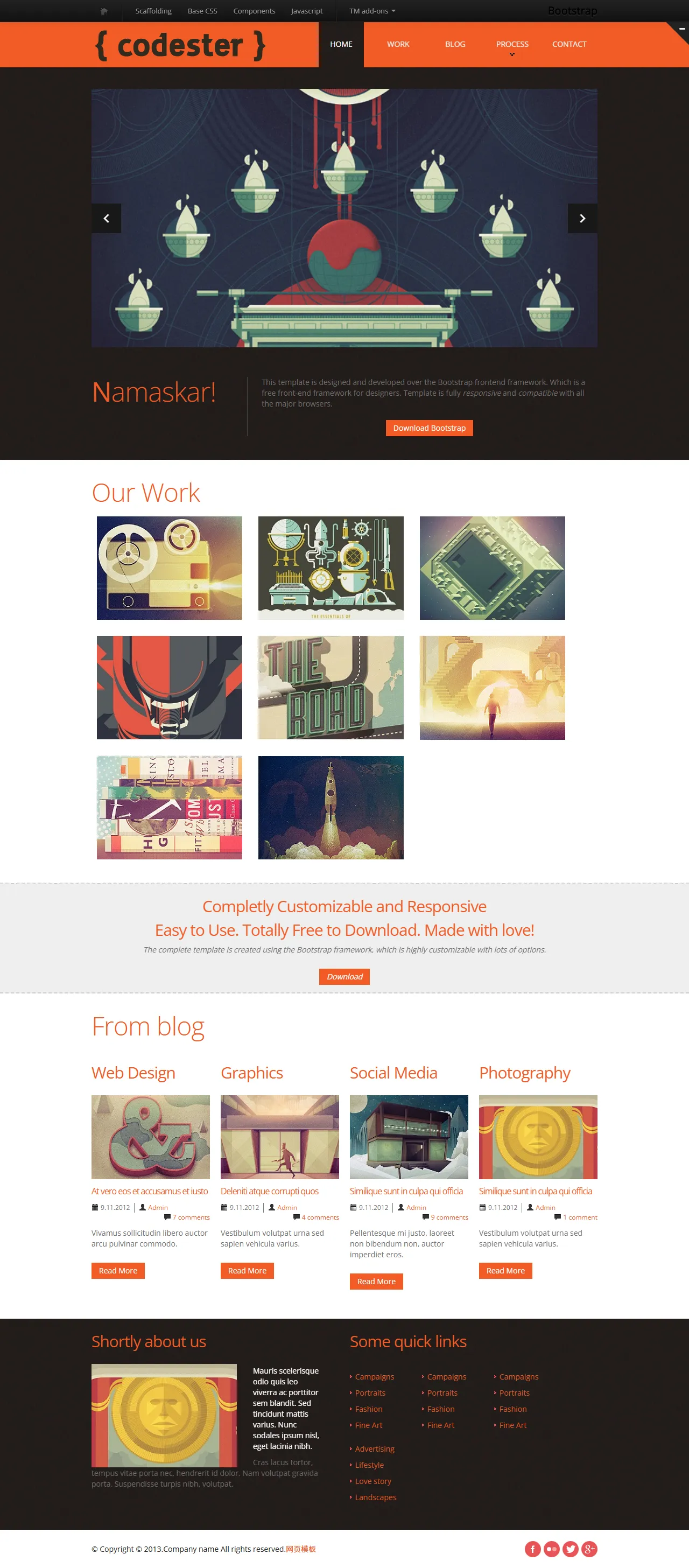 创意作品展示设计模板