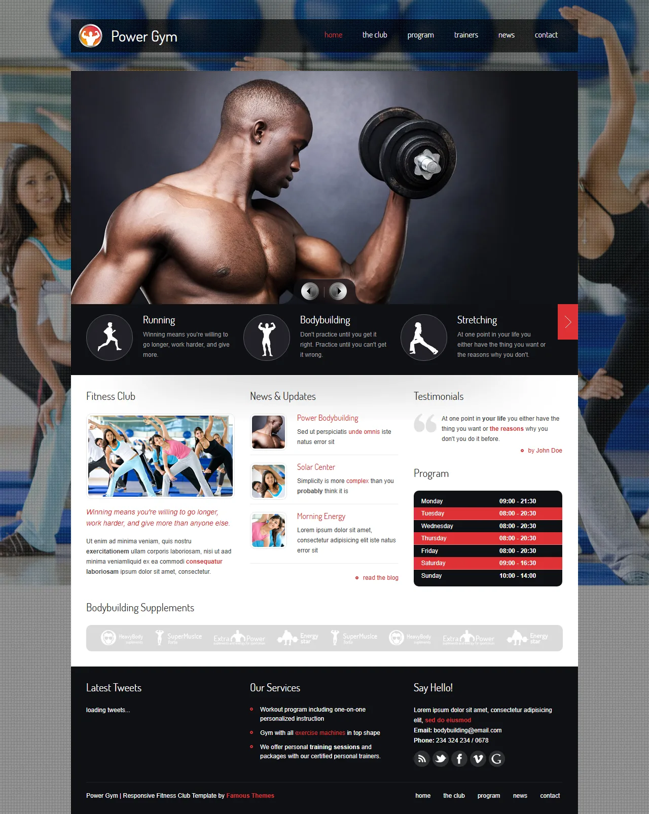 健身俱乐部健身房