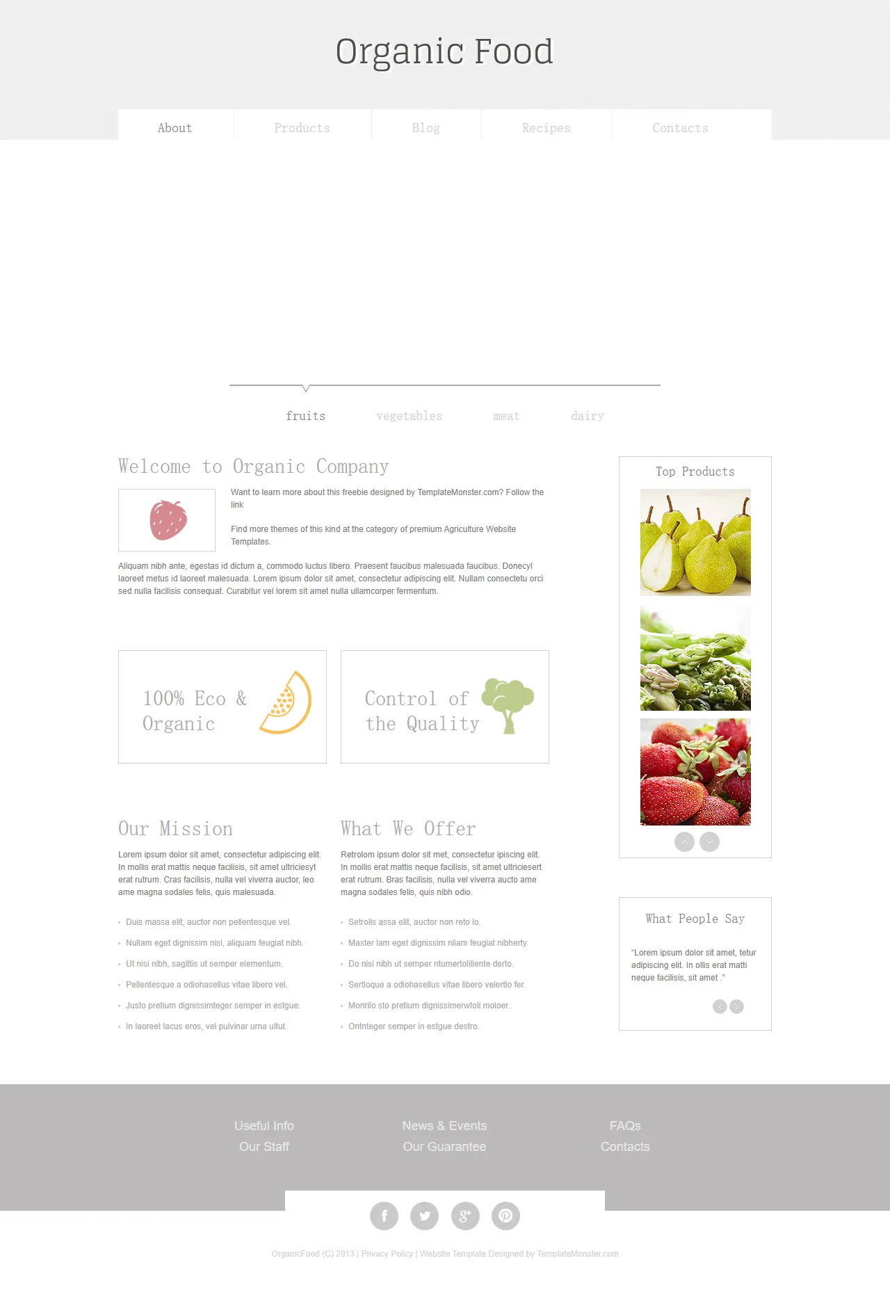 食品行业有机食品