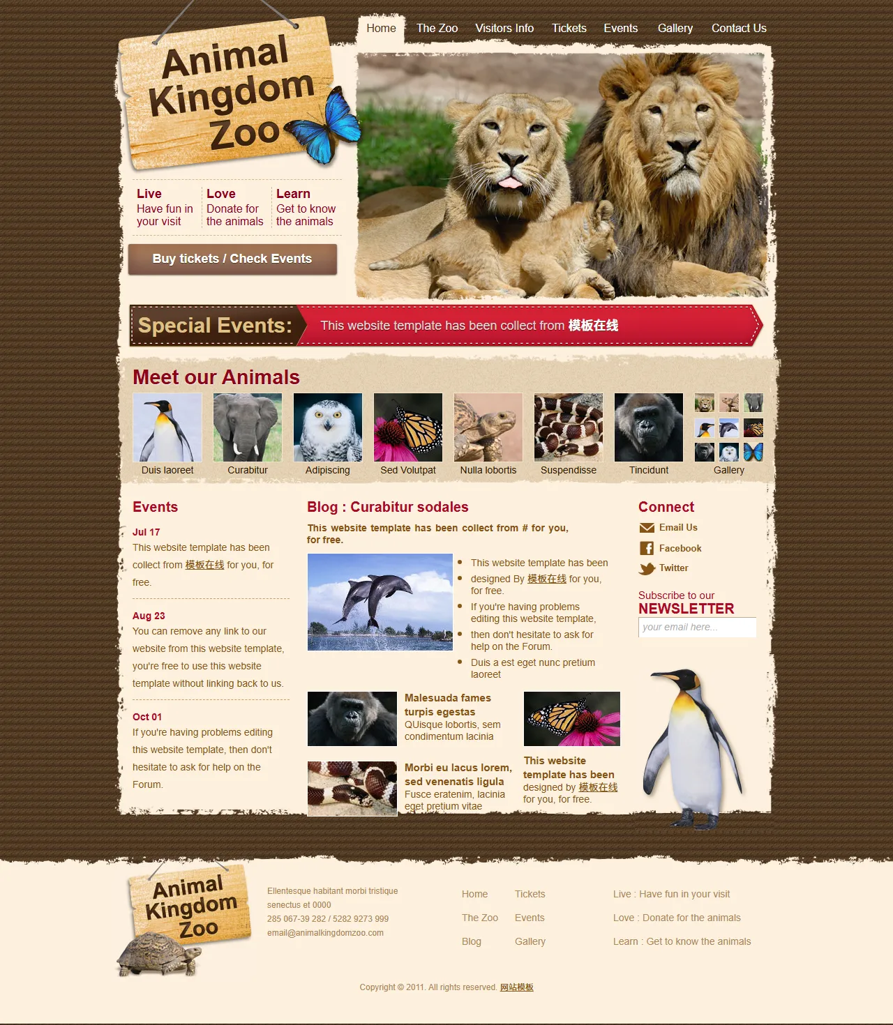 动物主题动物园官网