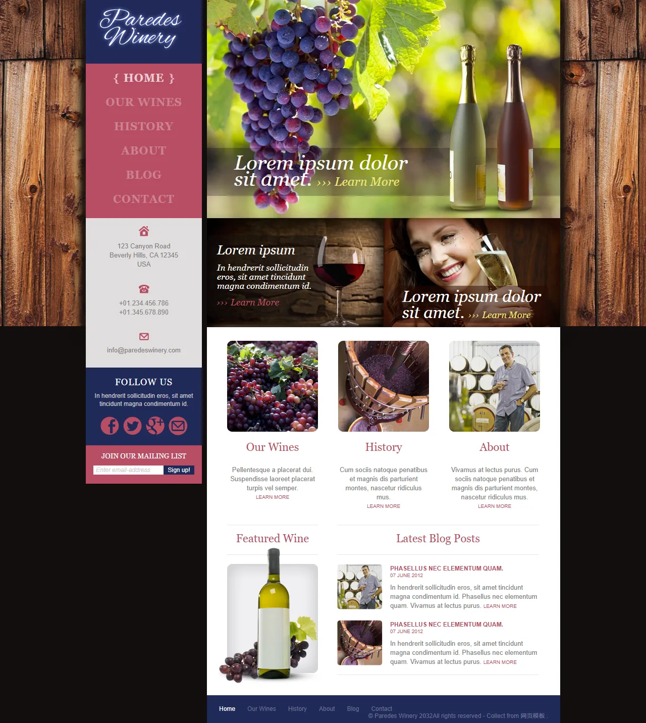 葡萄酒酒庄官网