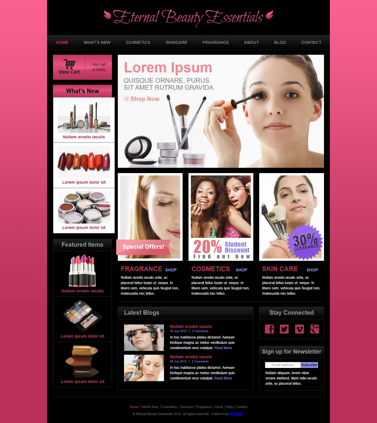 化妆品美妆电商