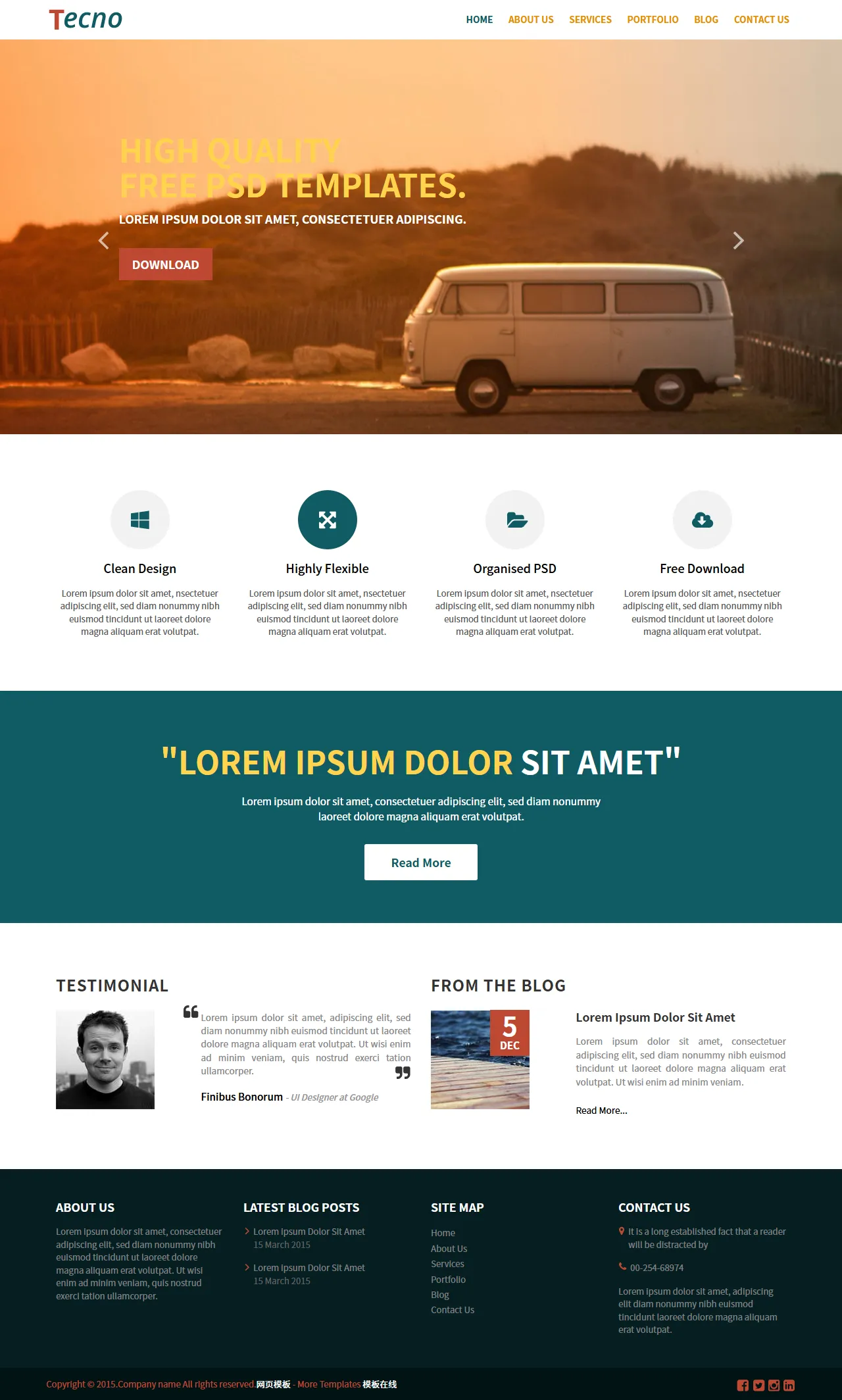 通用企业商务网站模板