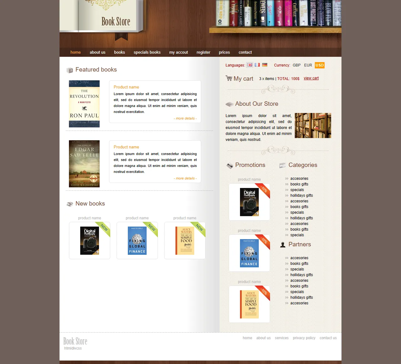 线上书店图书销售