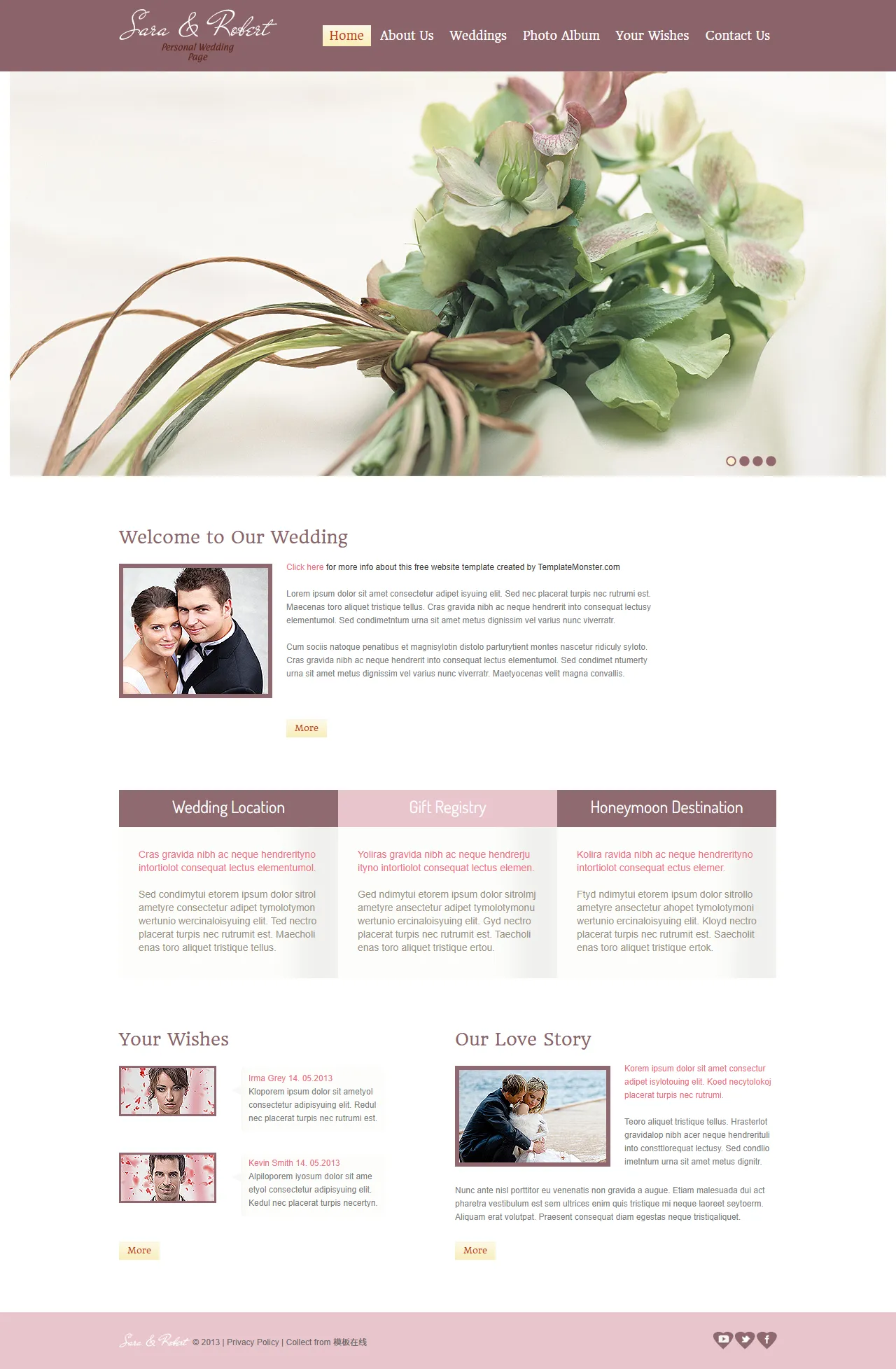 现代简约企业官网模板