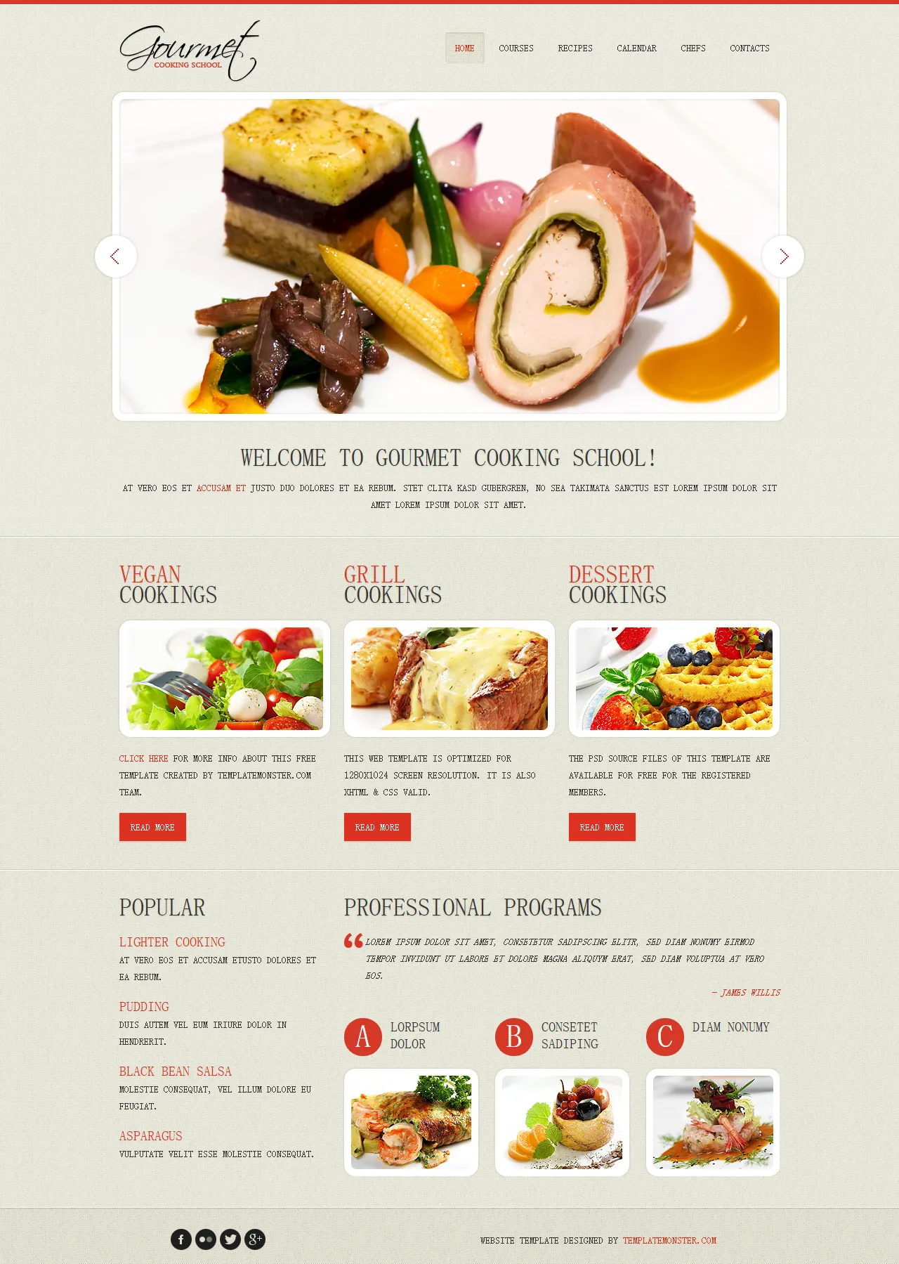 通用响应式网站模板