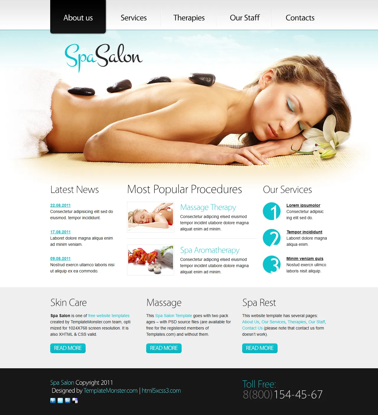 通用响应式HTML5模板