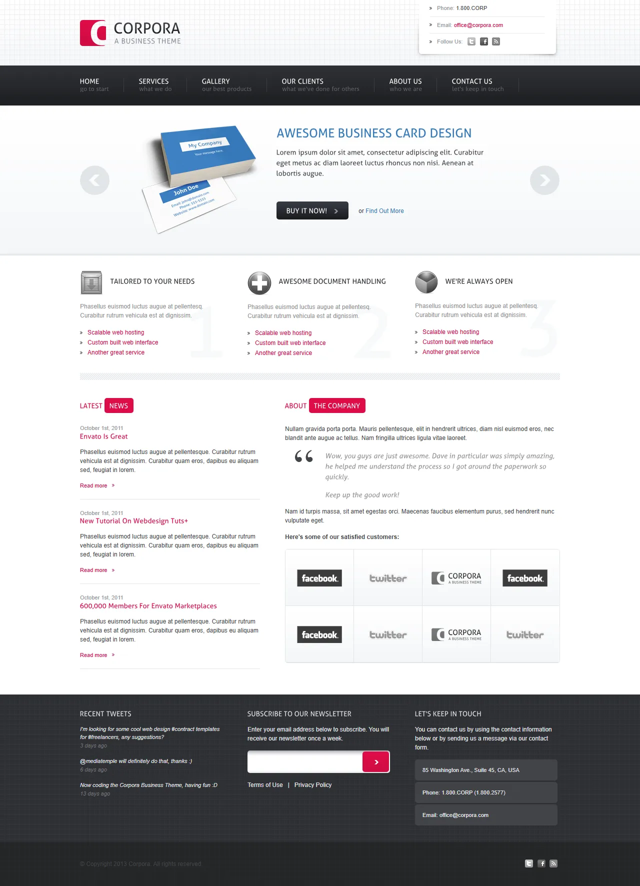 Corpora企业HTML5模板